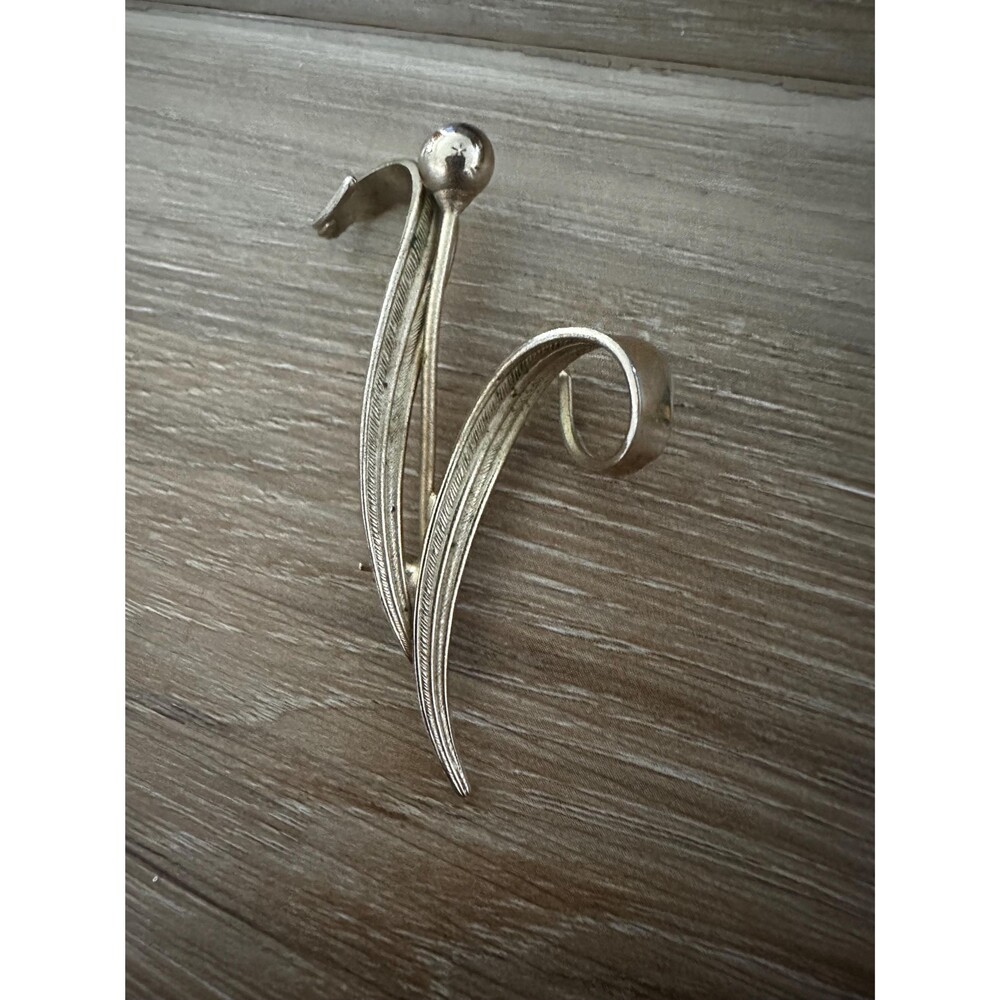Vintage Plume Brooch